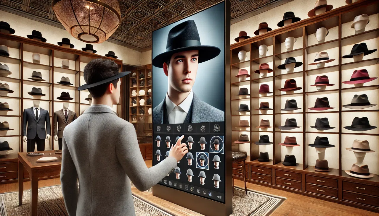 Hüte online anprobieren!