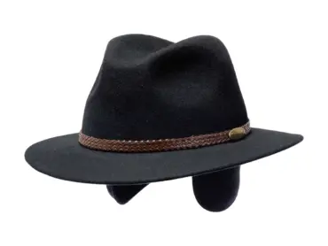 Cityhut Crushable Wollfilz mit Lederband