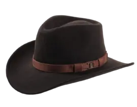 Cowboyhut aus wetterfesten Filz