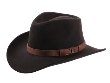 Cowboyhut aus wetterfesten Filz