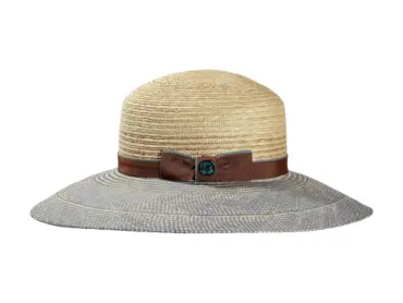 Damencloche Panama/Weizenstroh