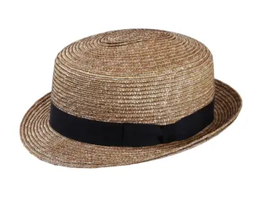 Sommerhut Freiamt Maiengrüner mit marineblauem Hutband