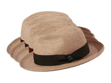 Strohhut Fedora Bogart Raffia