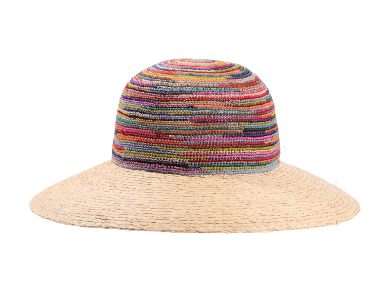 Damenchloche Raffia gehäkelt