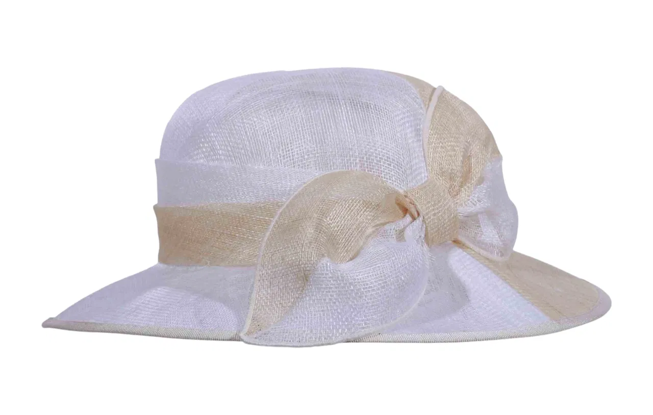 Anlasshut Weiss/Beige