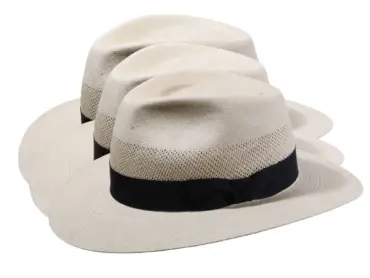 Panamahut Fedora City Brisa 8 mit Rebsband in Naturfarbe
