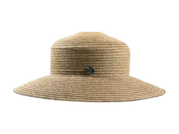 reiter Sommerhut Cloche in Goldbraun mit Qualitätsknopf