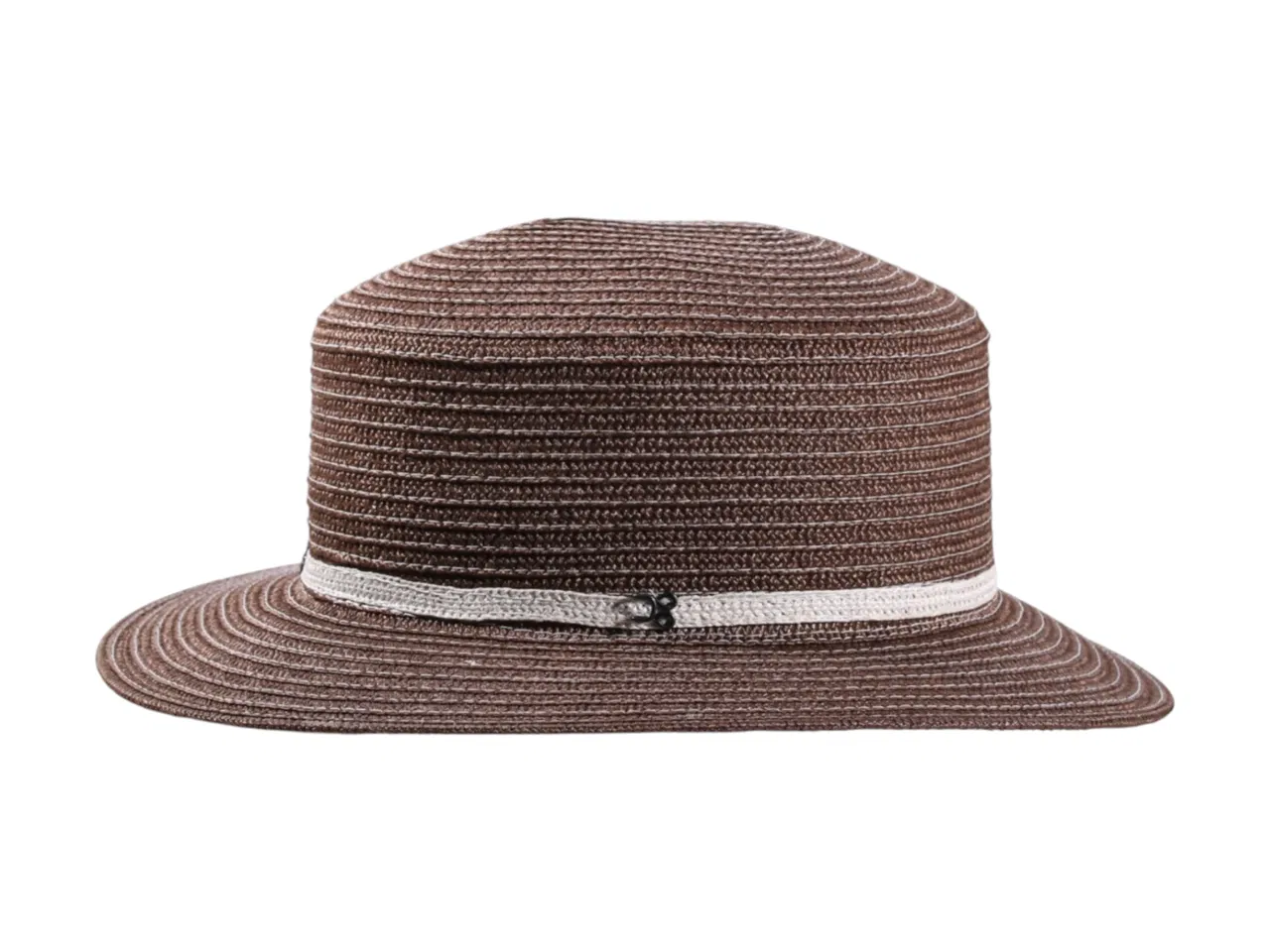 Damencloche aus Bast in vier Farbvarianten mit rollbarer Funktion