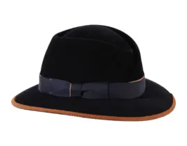 Damen Haarfilzhut Velours mit Filzeinsatz