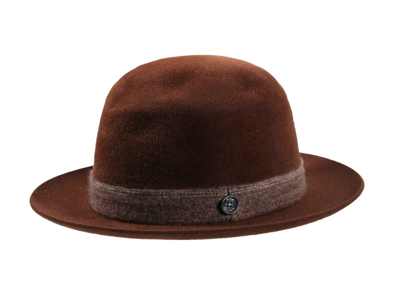 Fedora Velours „Folly Ribon“ Shapable – handgefertigt in der Schweiz
