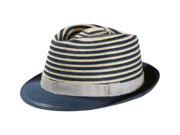 Sommerhut Trilby Viskose mit Rebsband in drei Farben