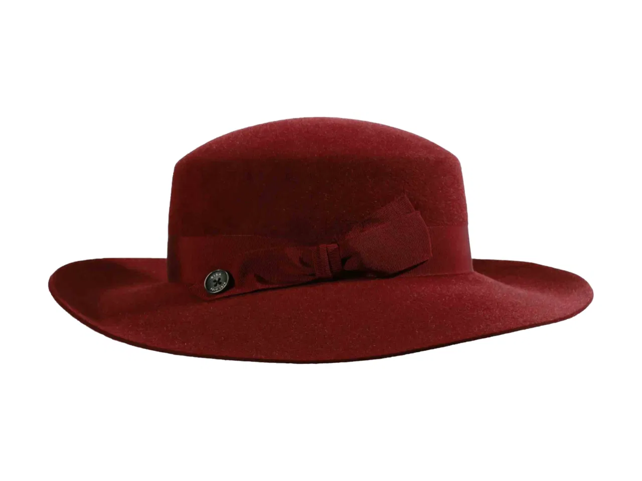 Aufschlag Damenhut Velours meliert – Bild 2