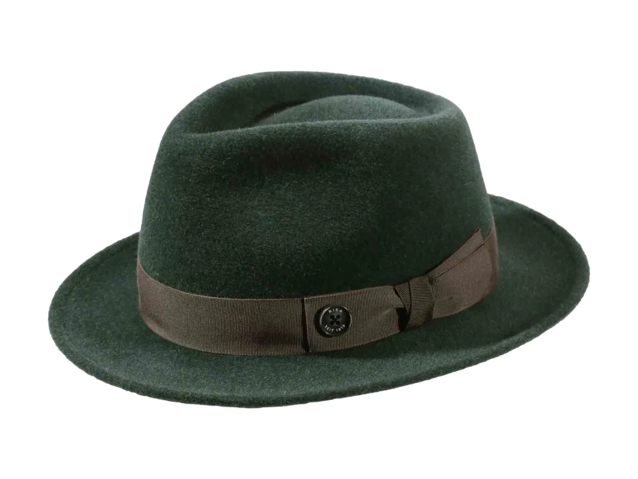 Fedora Velours meliert – handgefertigt in der Schweiz