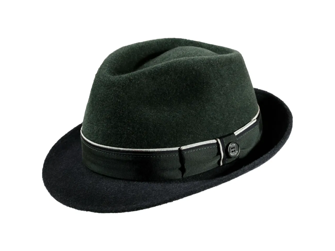 flacher Trilby/Player 2-Piece meliert mit Klapprand – Bild 3