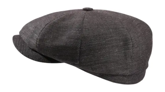 Paperboy Sommermütze Wolle & Leinen Anthrazit
