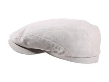 Schiebermütze Baumwolle Beige