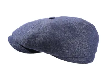 Paperboy Sommermütze Fischgrat Leinen