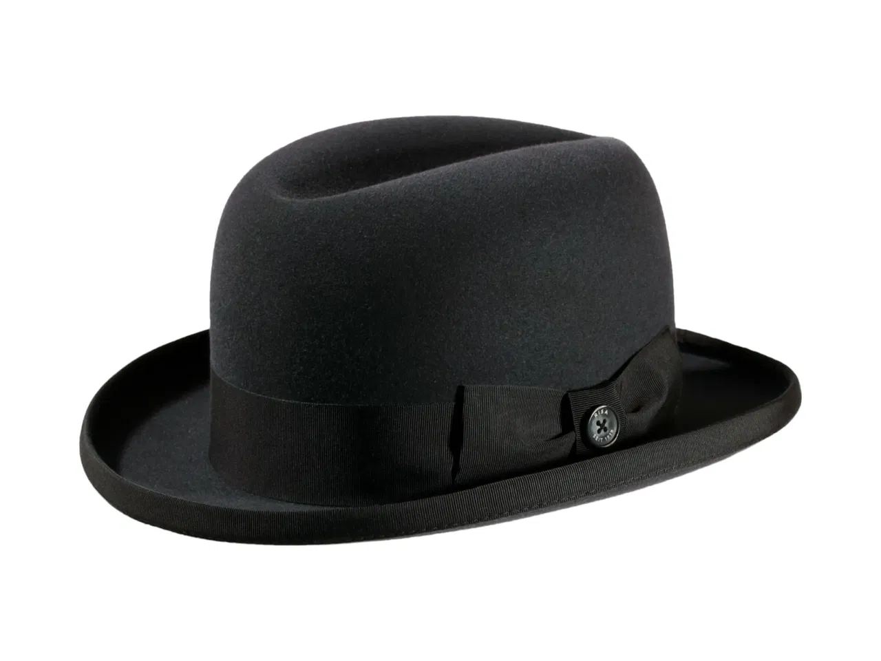 Homburger Haarfilzhut mit Einfassung – Bild 3