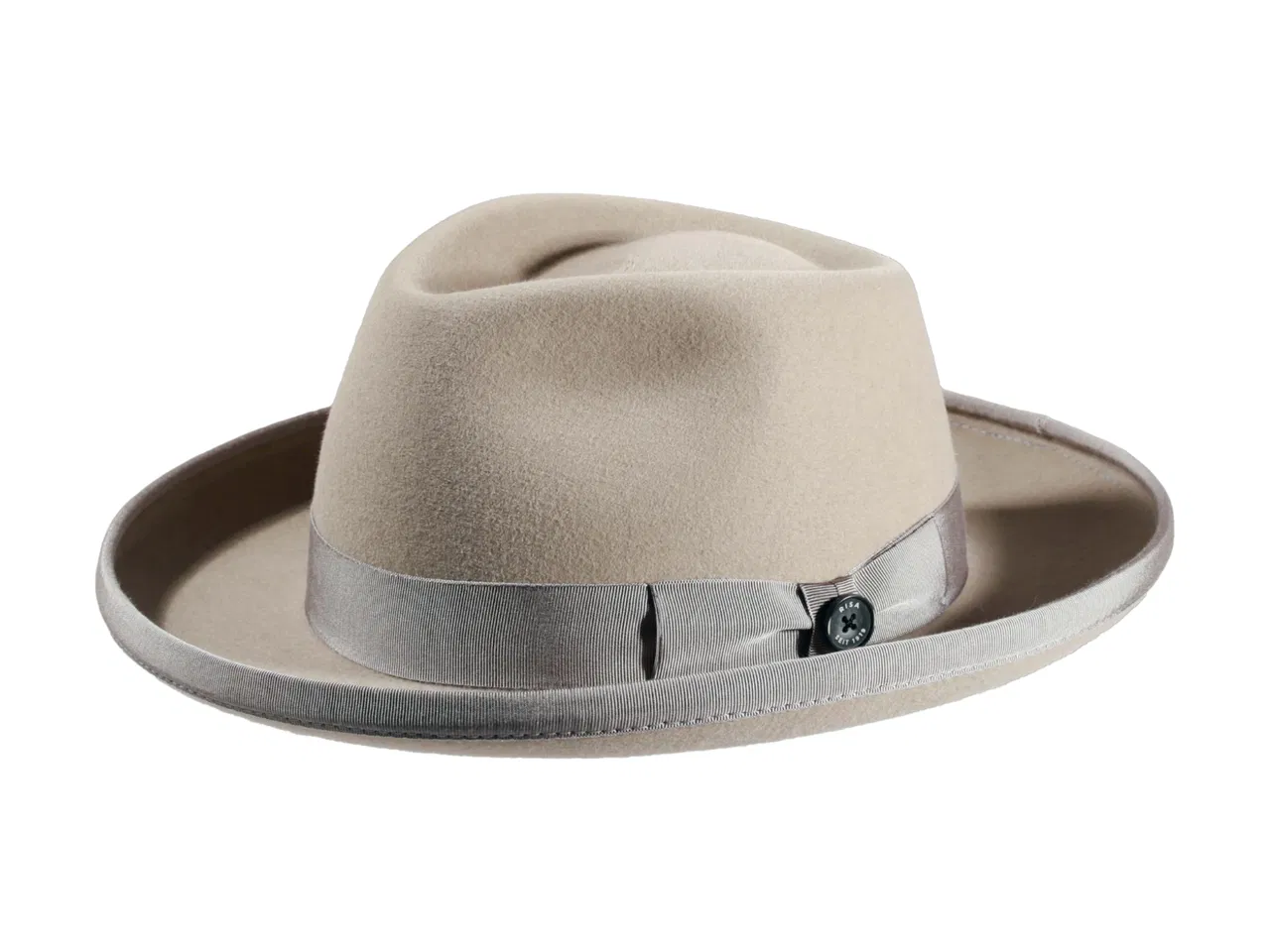 Fedora Hut 20er Jahre Style mit Aufschlag – Handarbeit aus Haarfilz