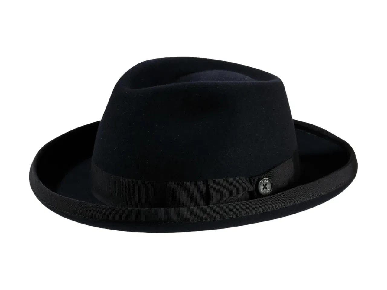 Fedora Hut 20er Jahre Style mit Aufschlag – Handarbeit aus Haarfilz