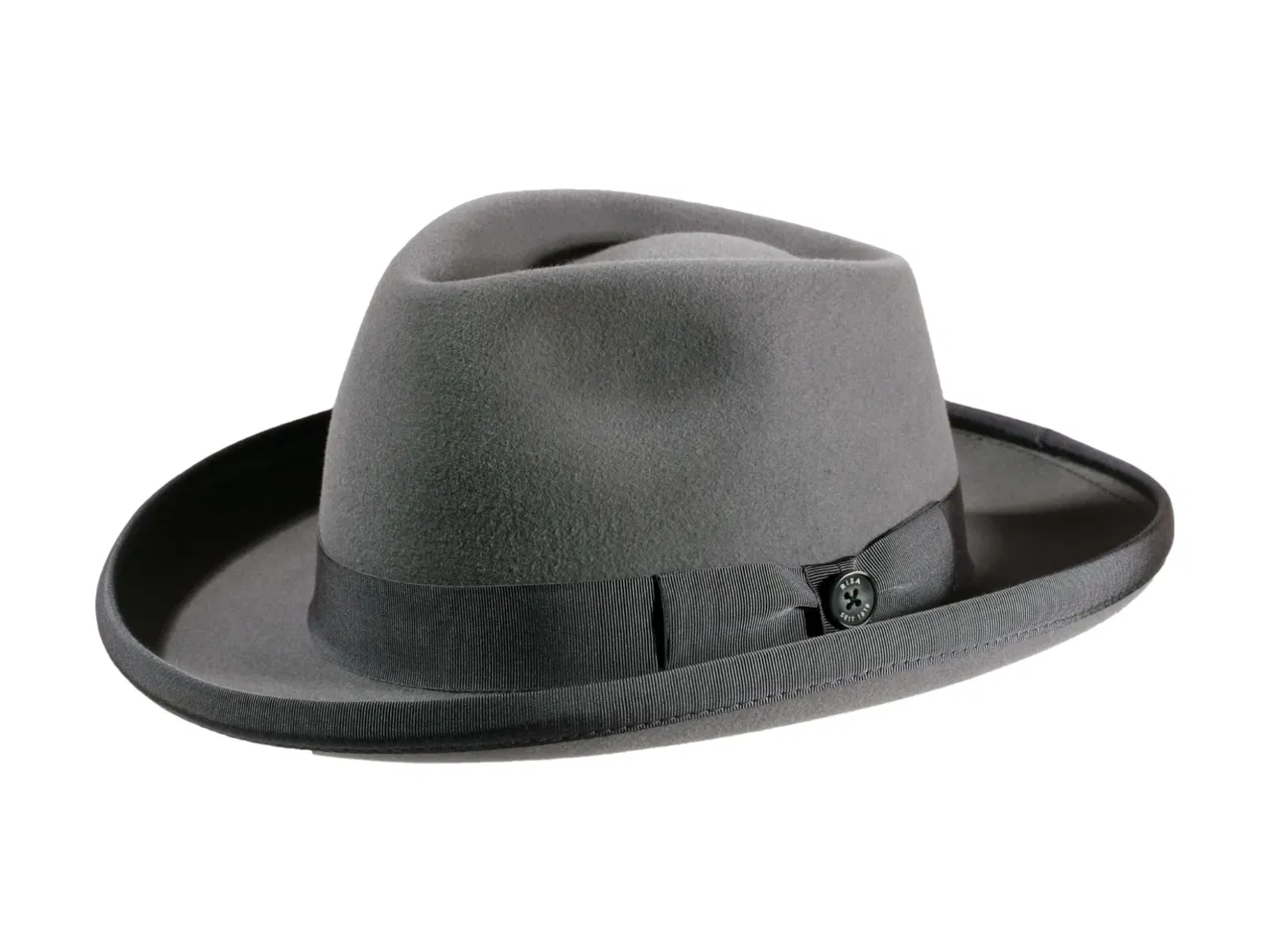 Fedora Hut 20er Jahre Style mit Aufschlag – Handarbeit aus Haarfilz