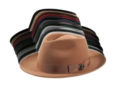 Bogart Fedora Haarfilz Klapprand handgefertigt Schweiz