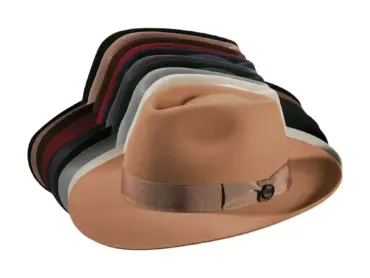 Bogart Fedora Haarfilz Klapprand handgefertigt Schweiz