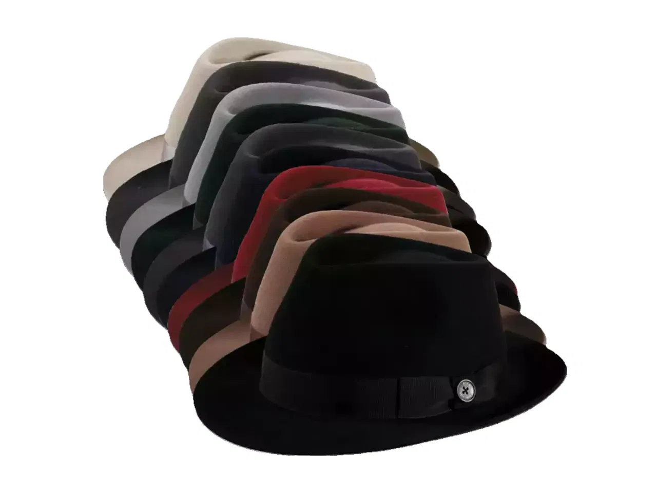 Haarfilzhut Trilby mit Klapprand & imprägniert