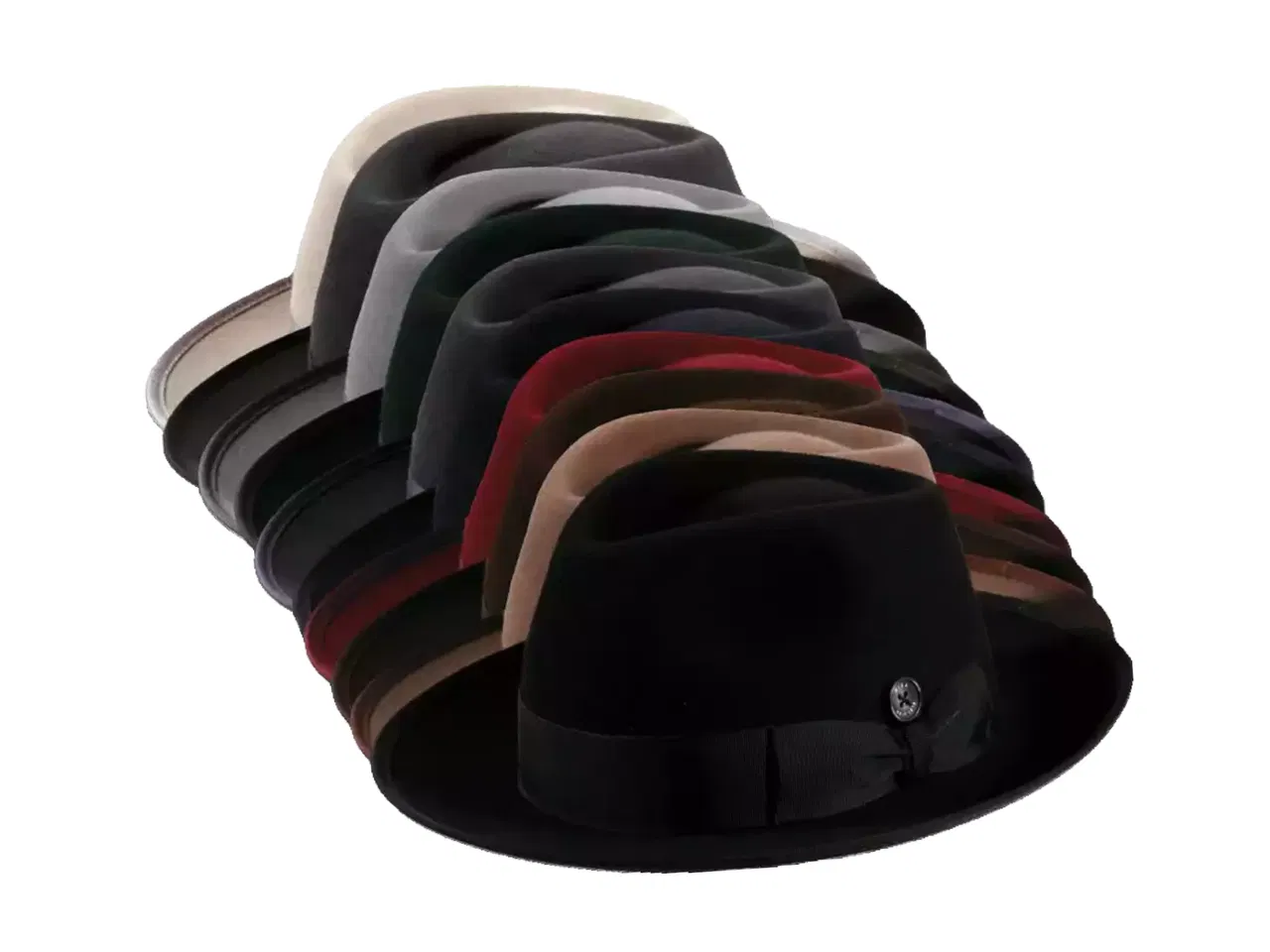 Bogart Fedora Haarfilzhut mit Klapprand – handgefertigt in der Schweiz