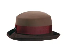Damen Haarfilzhut mit Wollkrempe