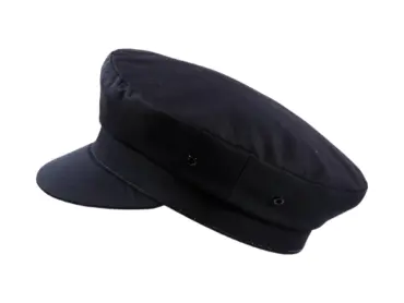 Camaret Mütze aus Polyester und Baumwolle in Schwarz mit Lüftungslöchern