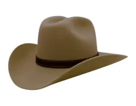 Westernhut Rodeo Camel mit spitz zulaufender Krempe