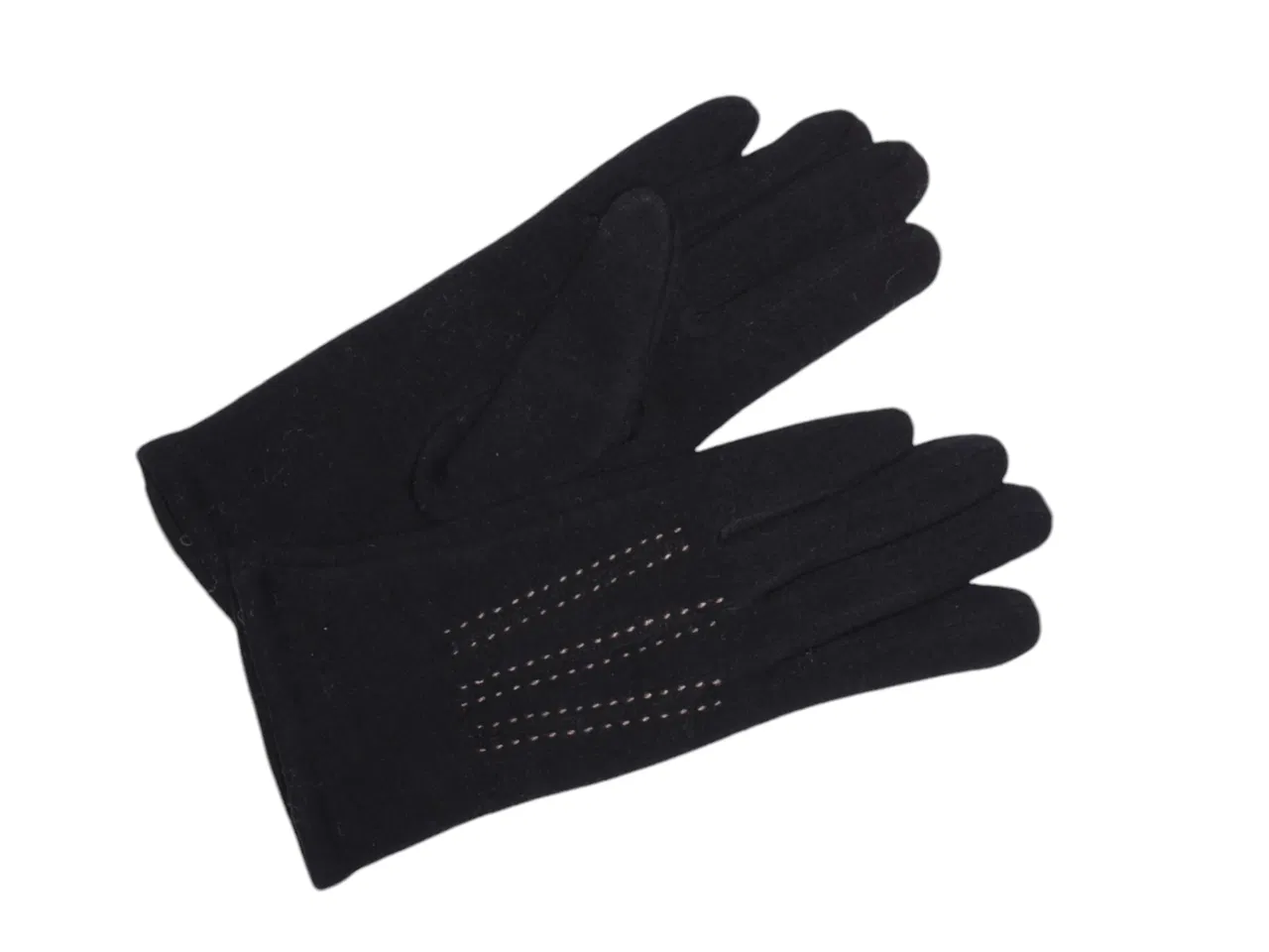 Fingerhandschuhe mit Ziernähten