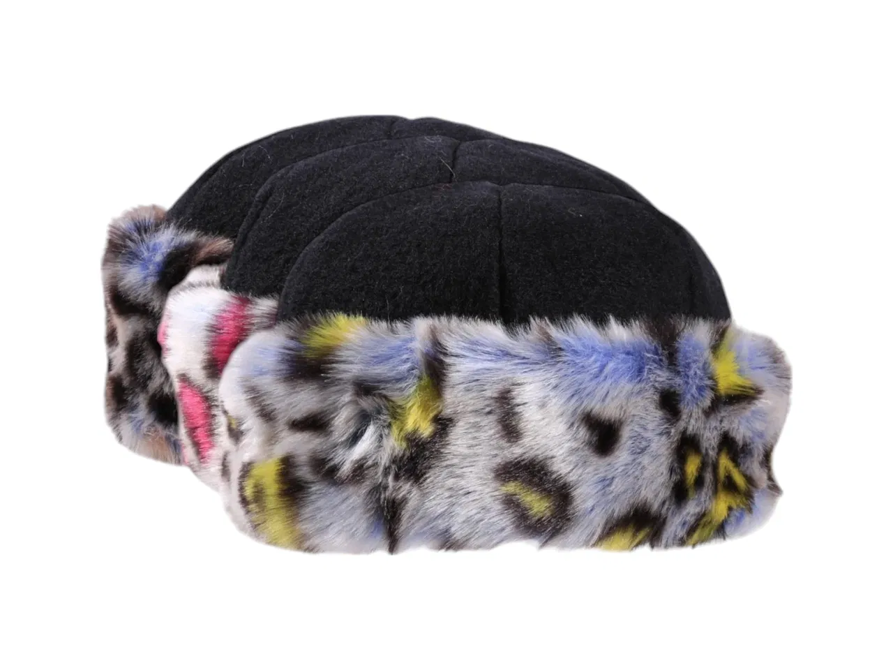 Toque mit Animal Print