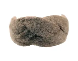 Stirnband Alpaca - Headband Knitted Twist undyed