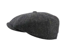 Paperboy Mütze Harris Tweed
