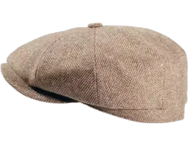Paperboy mit Steg Tweed aus Wolle & Camelhaar