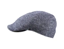 Schiebermütze Tiziano mit Herringbone-Muster, Handarbeit Risa