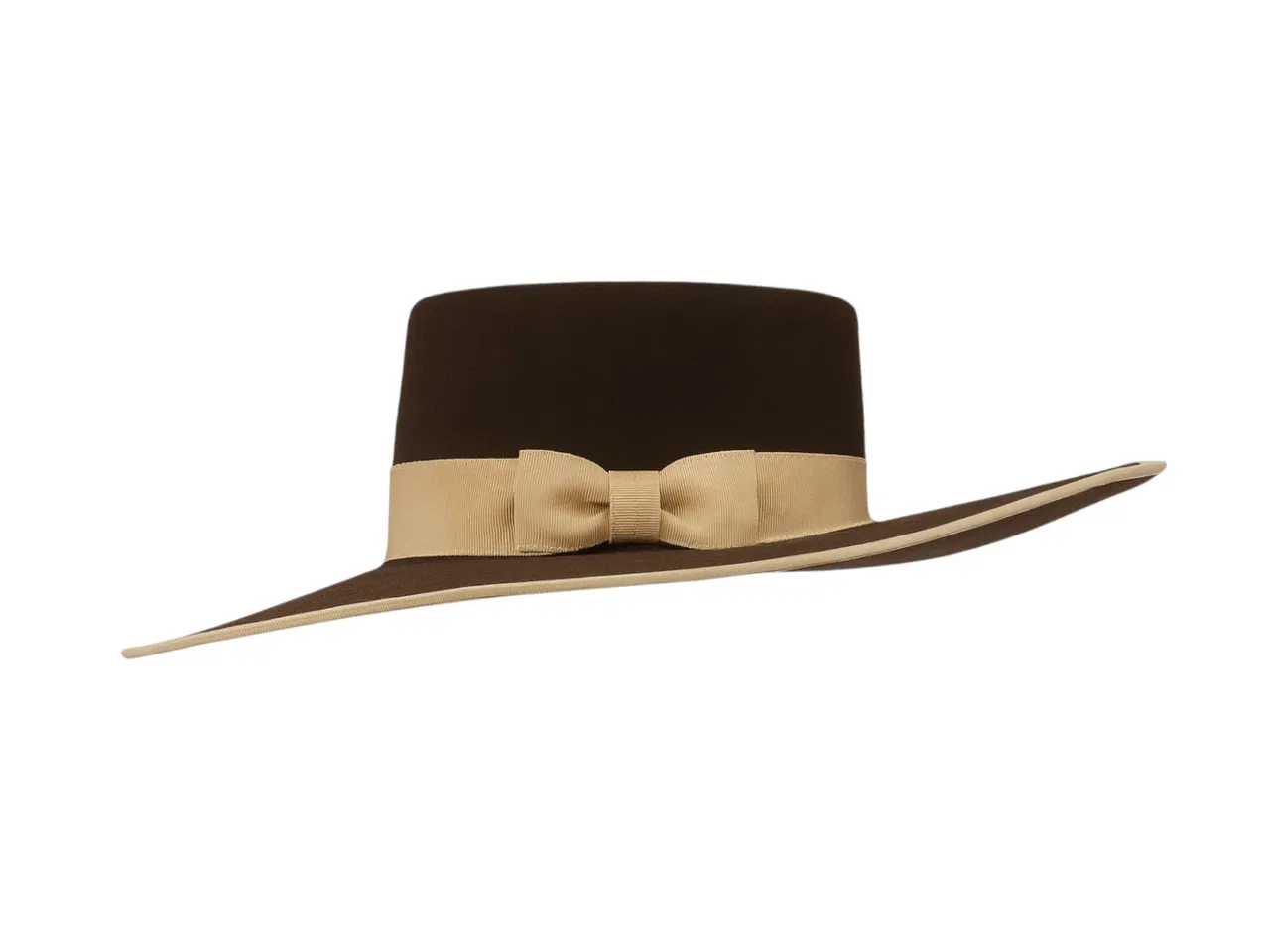 Buckaroo Westernhut mit breiter Krempe und ikonischer Masche