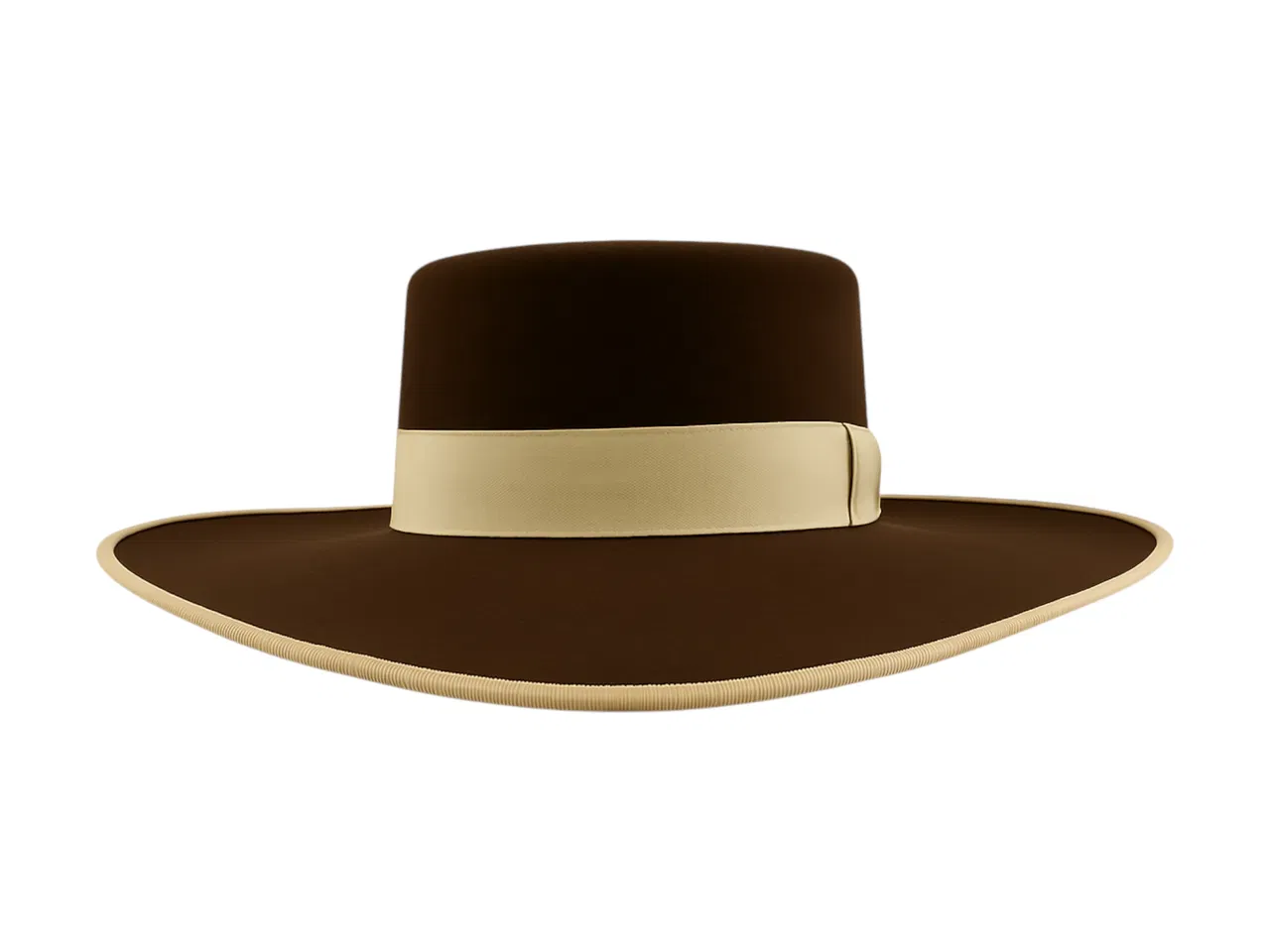 Buckaroo Westernhut mit breiter Krempe und ikonischer Masche