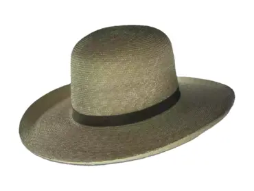 Western Strohhut OPEN CROWN aus Weizenstroh – Handgefertigt in der Schweiz