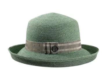 Damen Aufschlaghut Hanf "Leinengarniert"