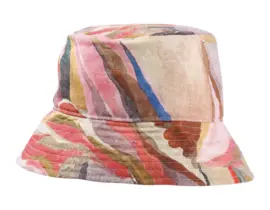 Bucket Sommerhut Multicolor Rot