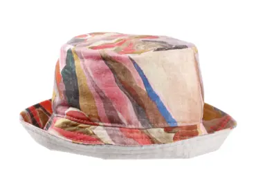 Bucket Sommerhut Multicolor Rot
