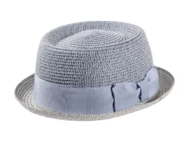 Pork Pie Sommerhut aus Viskose mit Masche