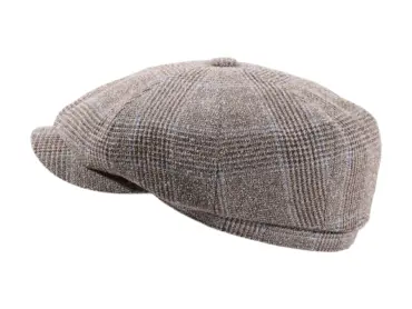 Paperboy Mütze schmal in Mittelbraun