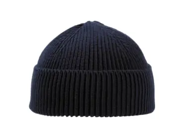 Sommer Strickmütze uni in Schwarz, Olive und Marine