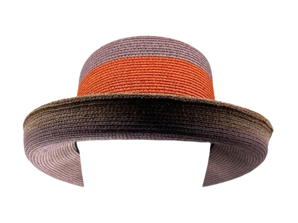 Flieder/Orange/Nougat