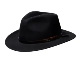 Filzhut Country Crushable aus Wollfilz mit Lederband