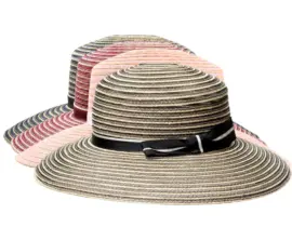 Damen Sommerhut Freiamt Hilfikerin mit breiter Krempe und Schleifenband